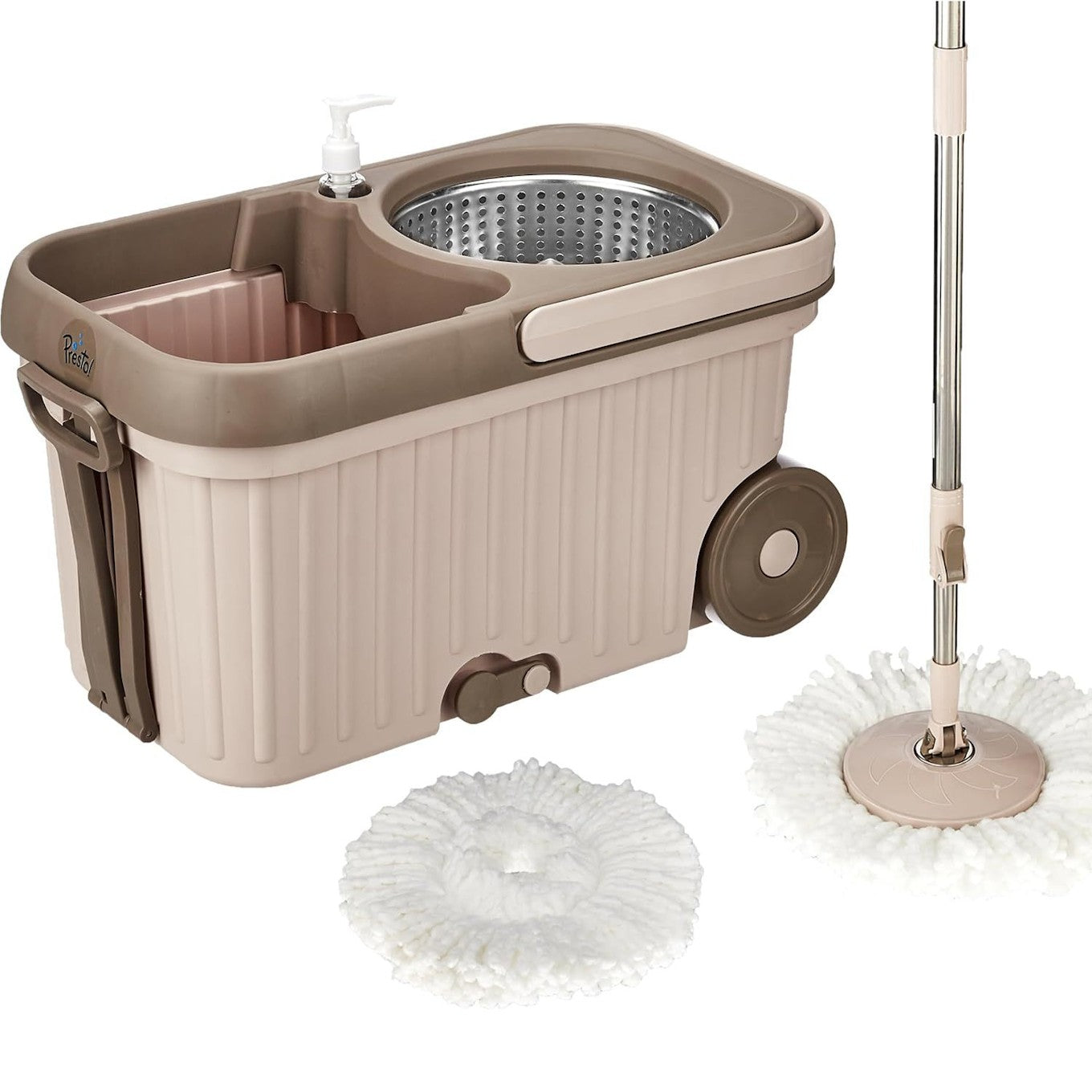Elite Spin Mop with Steel Wringer & Refills